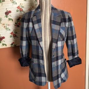 Vintage 📺 Plaid Blazer